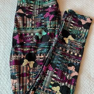 LuLaRoe Tall & Curvy Minnie Mouse Leggings
